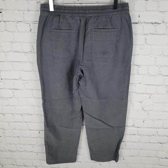 BANANA REPUBLIC | linen/lyocell/cotton blend drawstring patch pocket pants - Picture 3 of 7